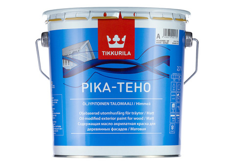 Краска для домов Tikkurila Pika-Teho база A 2,7 л