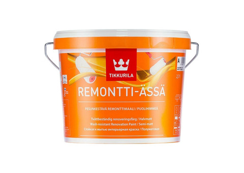 Краска для интерьеров Tikkurila Remontti Assa A 2,7 л