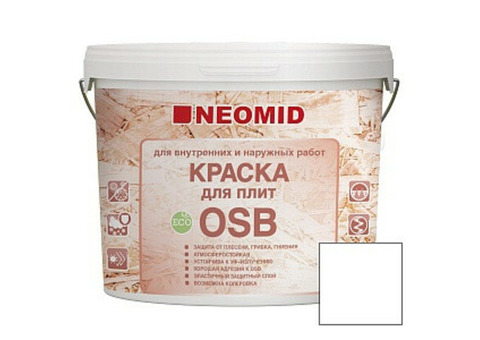 Краска для плит Osb neomid, 14кг