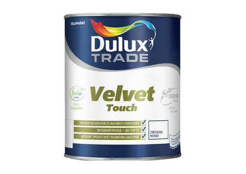 Краска для стен и потолка Dulux Trade Velvet Touch BC матовая 0,9 л