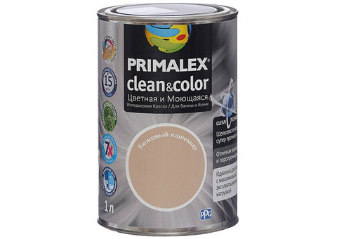 Краска интерьерная Primalex Clean&Color Бежевый кашемир 1 л
