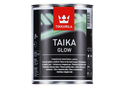 Лак Tikkurila Taika Glow светящийся матовый 1 л