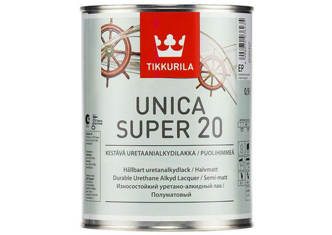 Лак Tikkurila Unica Super EP полуматовый 9 л