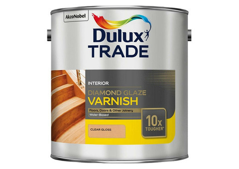 Лак паркетный Dulux Diamond Glaze глянцевый 5 л