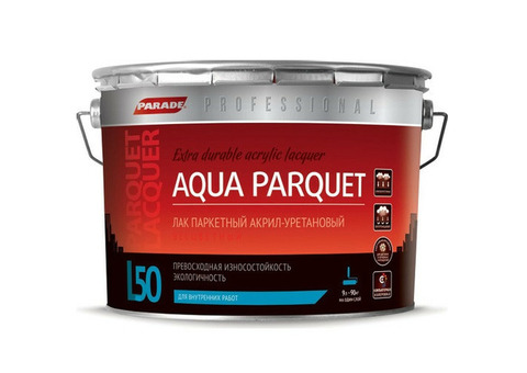 Лак акрил-уретановый Parade Professional L50 Aqua Parquet матовый 2,5 л
