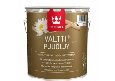 Масло для наружных работ Tikkurila Valtti Puuoljy 2,7 л