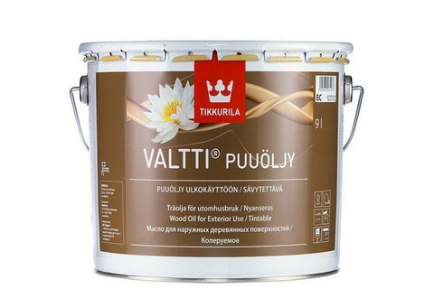 Масло для наружных работ Tikkurila Valtti Puuoljy 9 л