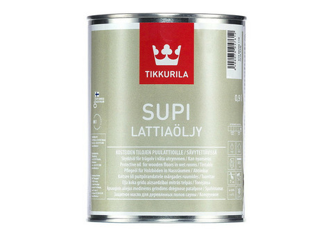 Масло для пола Tikkurila Supi Lattiaoljy 0,9 л