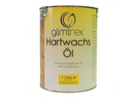 Масло с твердым воском Glimtrex 101001-07 прозрачное матовое 1 л