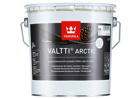 Лазурь фасадная Tikkurila Valtti Arctic EP 2,7 л