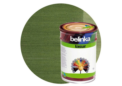 Пропитка для древесины Belinka Lasur № 19 зеленая 1 л