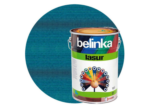 Пропитка для древесины Belinka Lasur № 20 голубая 10 л