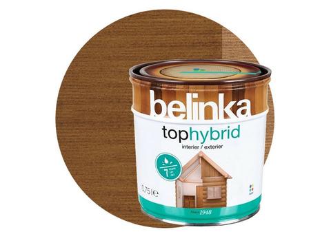 Пропитка для древесины Belinka Tophybrid №04 Темный орех 0,75 л