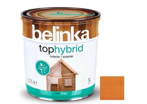 Пропитка для древесины Belinka Tophybrid №08 Темная лиственница 0,75 л