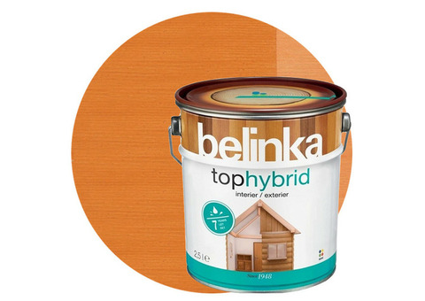 Пропитка для древесины Belinka Tophybrid №08 Темная лиственница 2,5 л