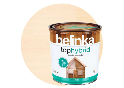 Пропитка для древесины Belinka Tophybrid №11 белая 0,75 л