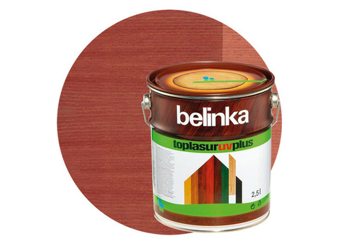Пропитка для древесины Belinka Toplasur №18 красная 2,5 л