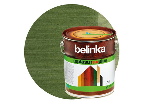 Пропитка для древесины Belinka Toplasur №19 зеленая 2,5 л