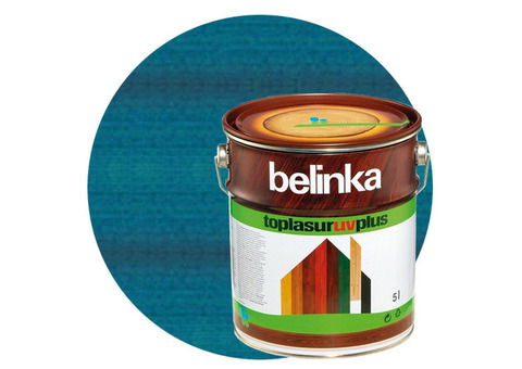Пропитка для древесины Belinka Toplasur №20 голубая 5 л