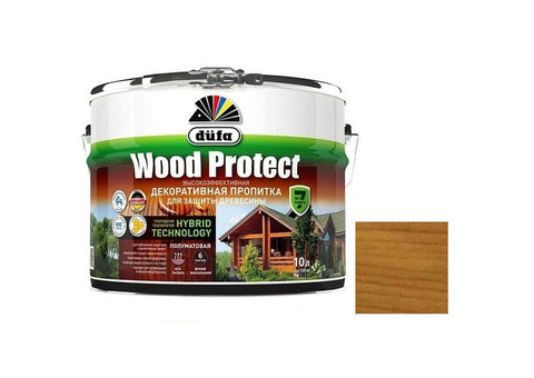 Пропитка для древесины Dufa Wood Protect Дуб 10 л