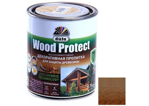 Пропитка для древесины Dufa Wood Protect Орех 0,75 л
