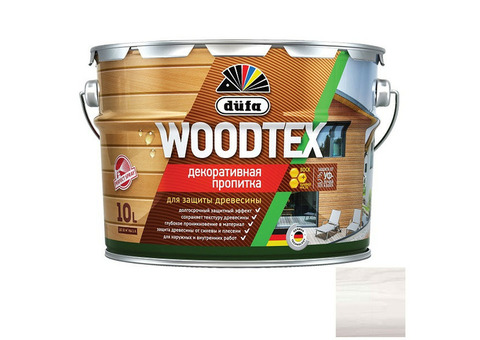 Пропитка для древесины Dufa Woodtex белая 10 л