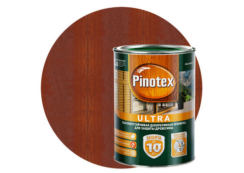 Пропитка для древесины Pinotex Ultra Рябина 1 л