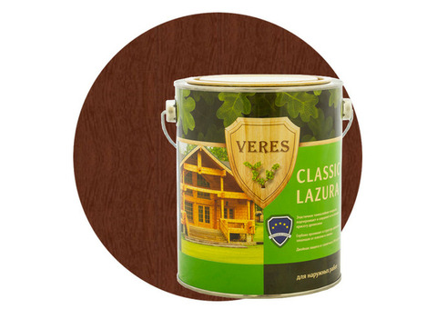 Пропитка для древесины Veres Classic Lazura № 3 Тик 10 л