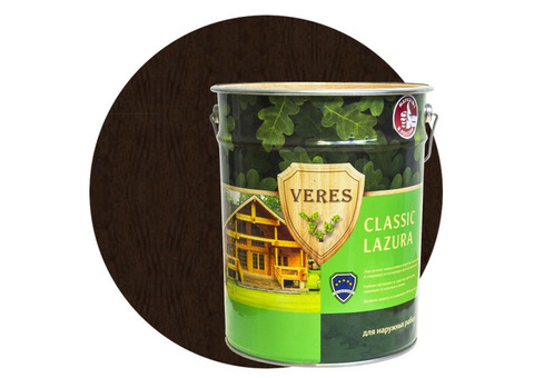 Пропитка для древесины Veres Classic Lazura № 9 Палисандр 20 л
