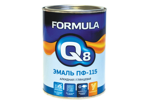 Престиж эмаль ПФ-115 вишневая 1,9 кг 6 FORMULA Q8 48057
