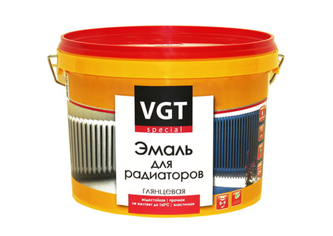 Эмаль акриловая для радиаторов VGT Профи ВД-АК-1179 супербелая 1 кг
