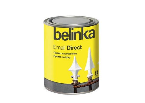 Эмаль антикоррозионная по ржавчине Belinka Email Direct белая 0,75 л