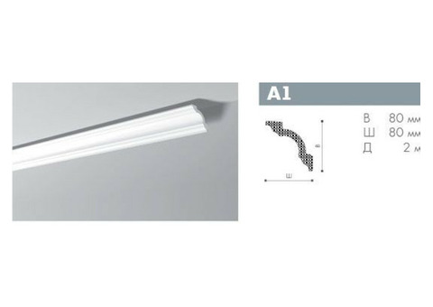 Карниз потолочный из полистирола NMC LX-110 2 м