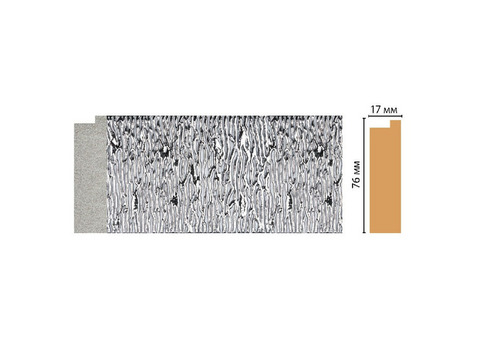 Багет из дюрополимера Decomaster Эклектика FM4-1 2850х75х17 мм