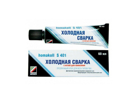 Клей Homakoll S401 холодная сварка с иглой