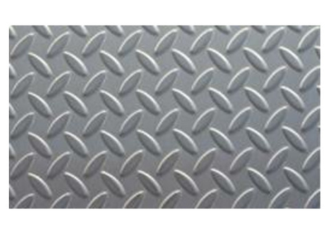Лист рифленый стальной Чечевица 1500x6000, 6 мм