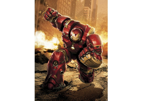Фотообои бумажные Komar Avengers Hulkbuster 4-457 1,84x2,54 м