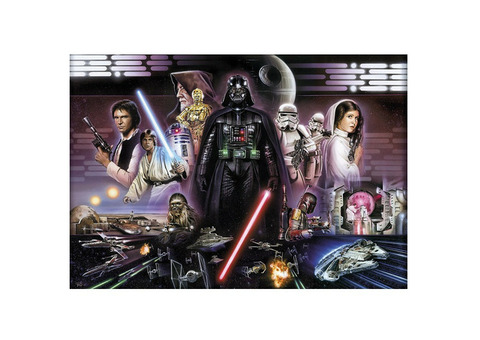 Фотообои бумажные Komar Star Wars Darth Vader Collage 8-482 3,68х2,54 м