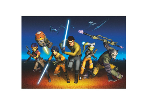 Фотообои бумажные Komar Star Wars Rebels Run 8-486 3,68х2,54 м