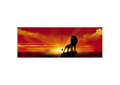 Фотообои бумажные Komar The Lion King 1-418 2,02x0,73 м