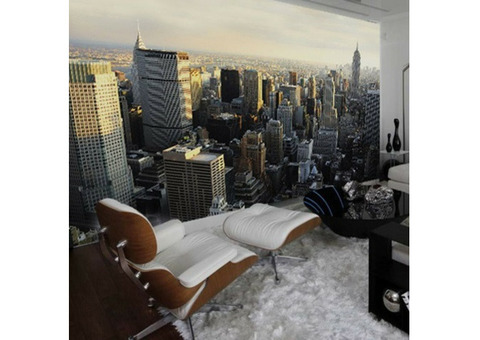 Фотообои виниловые на флизелиновой основе Decocode Восход в Нью-Йорке 41-0136-WB 4х2,8 м