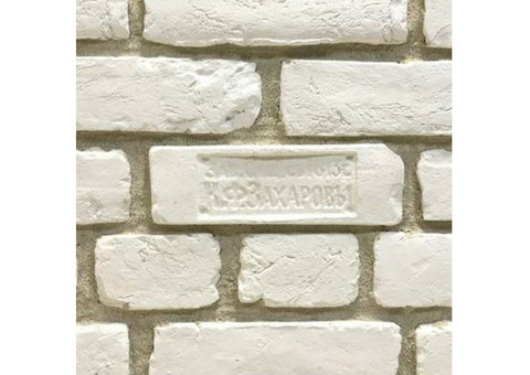 Искусственный камень Imperator Bricks Cтаринная мануфактура тычковый белый