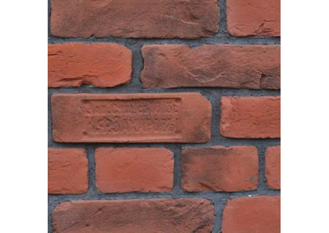 Искусственный камень Imperator Bricks Cтаринная мануфактура тычковый красный