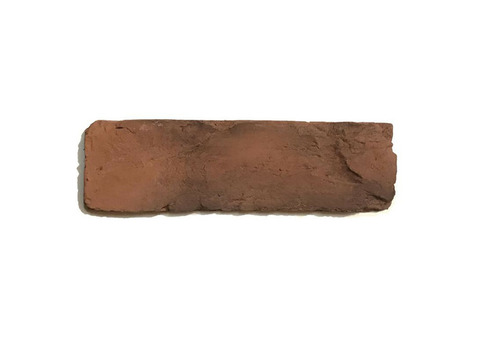 Искусственный камень Imperator Bricks Императорский кирпич ложок Петергоф 2 светло красный с темным напылением