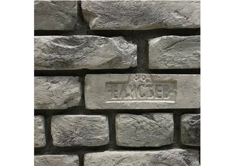 Искусственный камень Imperator Bricks Императорский кирпич тычковый серый