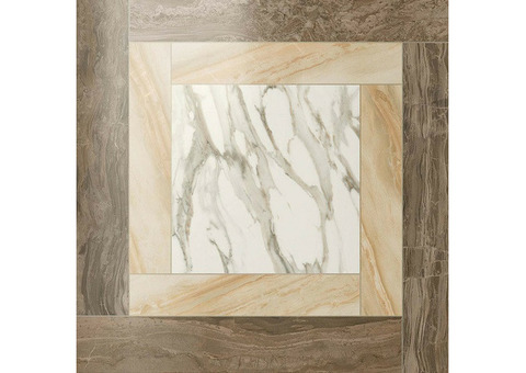 Керамогранит Atlas Concorde Supernova Marble Cassettone Calacatta Gold Lappato 590х590 мм