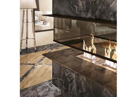 Керамогранит Atlas Concorde Supernova Onyx Black Agate Lappato 590х590 мм