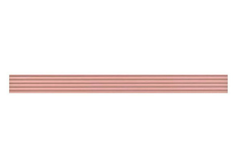 Бордюр керамический Kerama Marazzi Монфорте розовый структура обрезной 400х34 мм