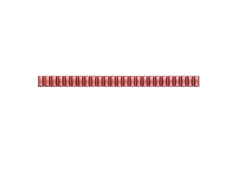 Бордюр-карандаш керамический Kerama Marazzi POE003 Бисер красный 200х13,5 мм