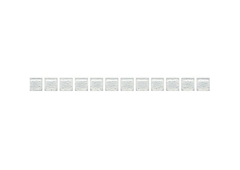 Бордюр-карандаш керамический Kerama Marazzi POF010 Бисер белый 200х14 мм